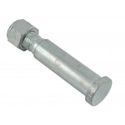 Sworzeń z gwintem i nakrętką 144 x 30 mm ramienia kosiarki bijakowej tylno-bocznej AGL125