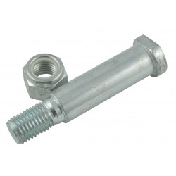 Sworzeń z gwintem i nakrętką 144 x 30 mm ramienia kosiarki bijakowej tylno-bocznej AGL125