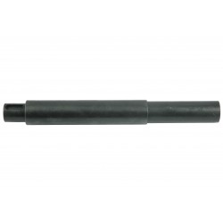 The shaft transmits the drive from the angular gear to the wheel of the V-belts
