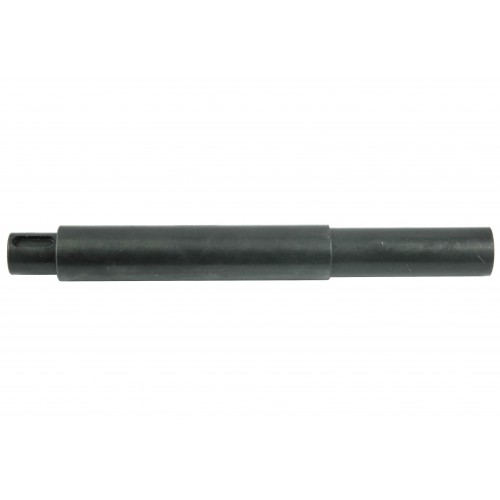 The shaft transmits the drive from the angular gear to the wheel of the V-belts