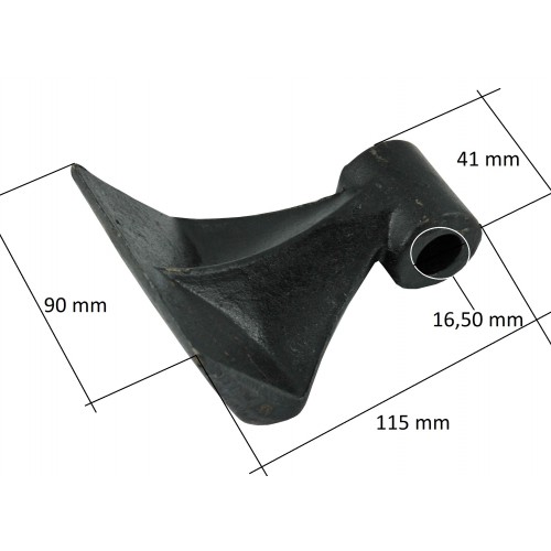 Bijak, nóż młotkowy, młotek bijakowy do kosiarki bijakowej 16 mm, 790 g EFGC, EFGCH, STARK, GEO, KELFRI, SANCO