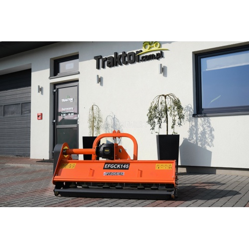 Flail mower EFGC-K 155, opening 4FARMER hatch - orange