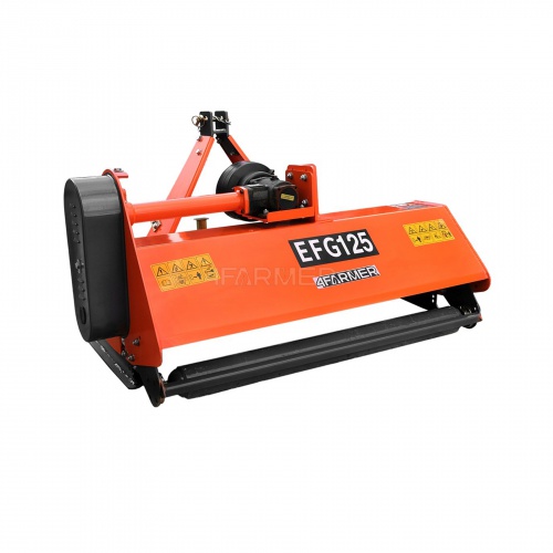 Flail mower EFG 115 4FARMER - orange