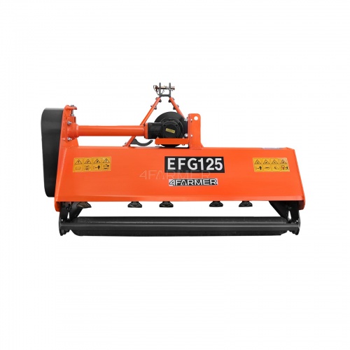 Flail mower EFG 115 4FARMER - orange