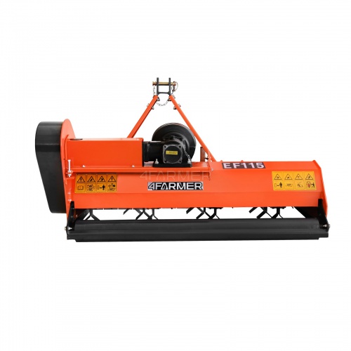 Flail mower EF 115 4FARMER - orange