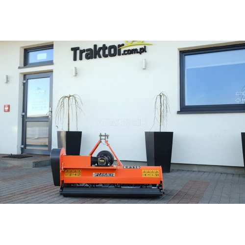 Flail mower EF 115 4FARMER - orange