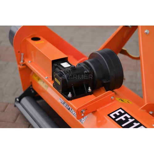 Flail mower EF 115 4FARMER - orange