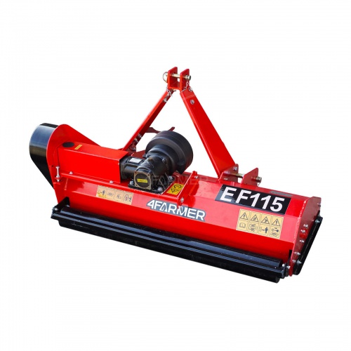 Flail mower EF 135 4FARMER - red