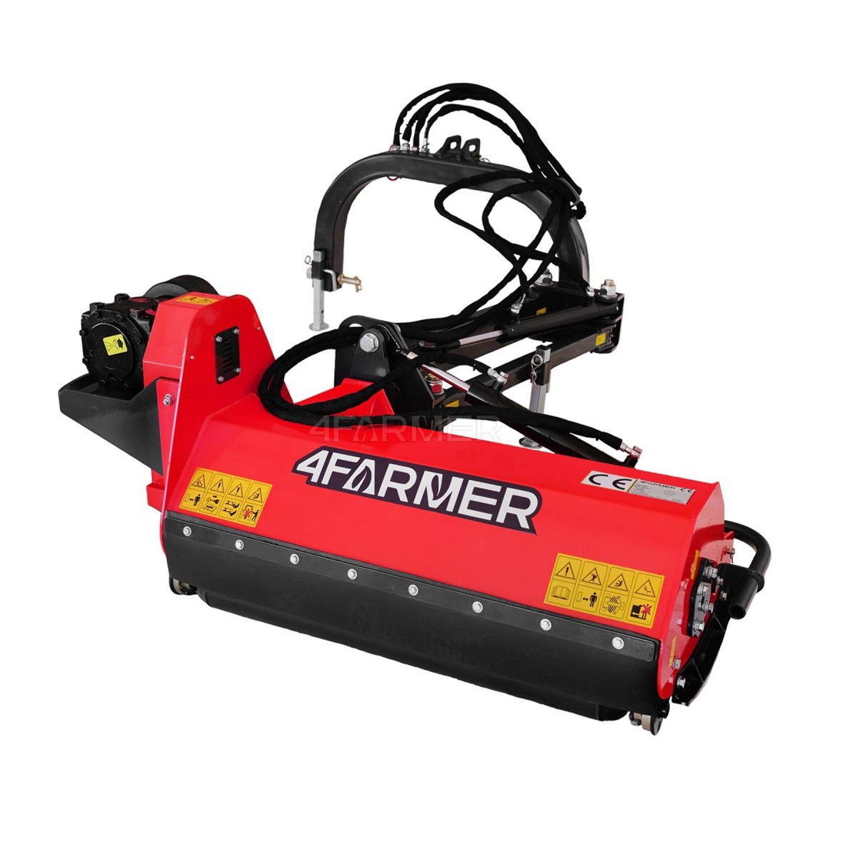 AGLK 105 4FARMER light flail mower on the boom - red