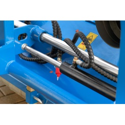 Flail mower with a hydraulic shift EFGC-KH 135 - opened flap