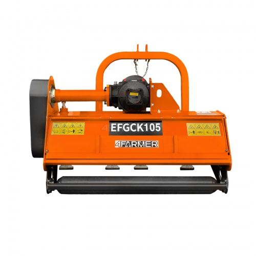 Kosiarka bijakowa EFGC-K 105 otwierana klapa 4FARMER - pomarańczowa