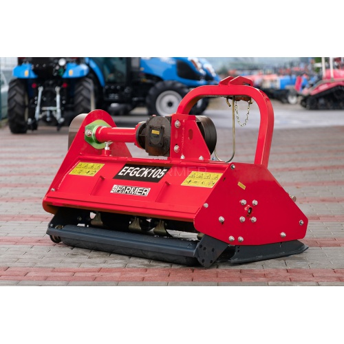 Flail mower EFGC-K 105, opening 4FARMER hatch - red