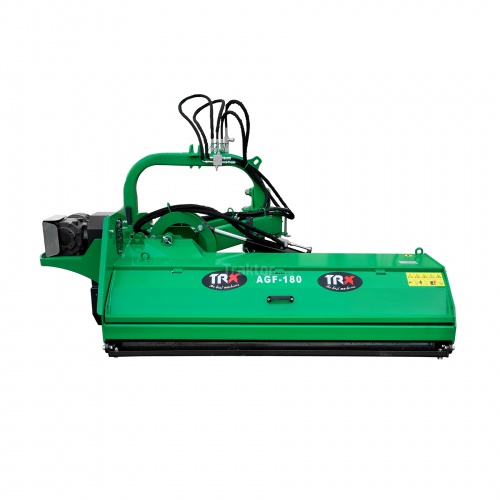 Flail Mower with an outreach arm AGF 180 with valves