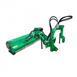 Flail Mower with an outreach arm AGF 180 with valves