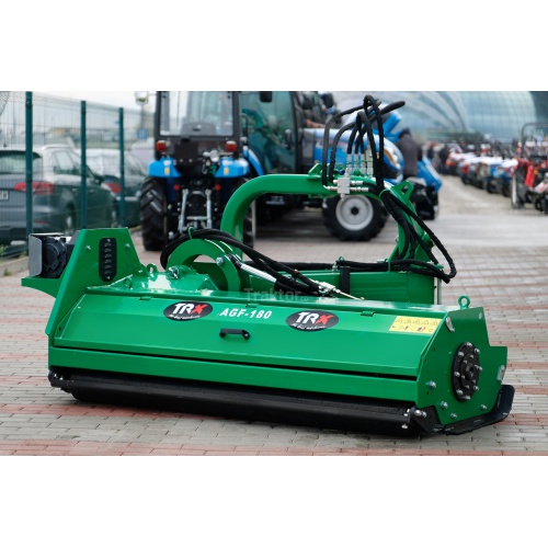 Flail Mower with an outreach arm AGF 180 with valves