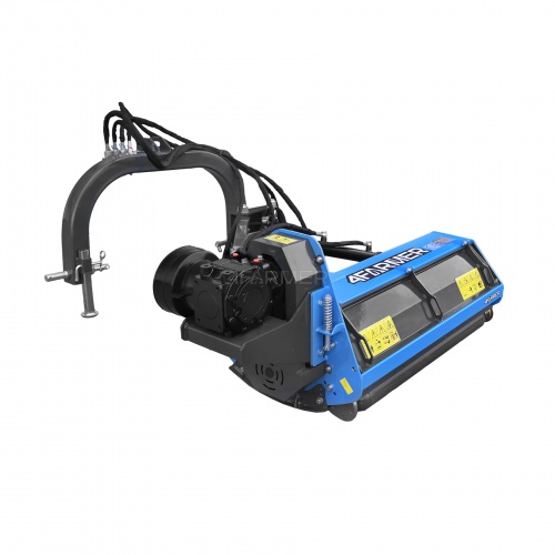Light flail mower on boom AGLK-K 105 4FARMER - blue