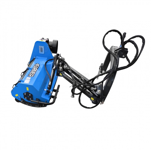 Light flail mower on boom AGLK-K 105 4FARMER - blue