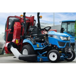LS Tractor MT1.25 4x4 - 24.7 HP / TURF + mower and low dump basket