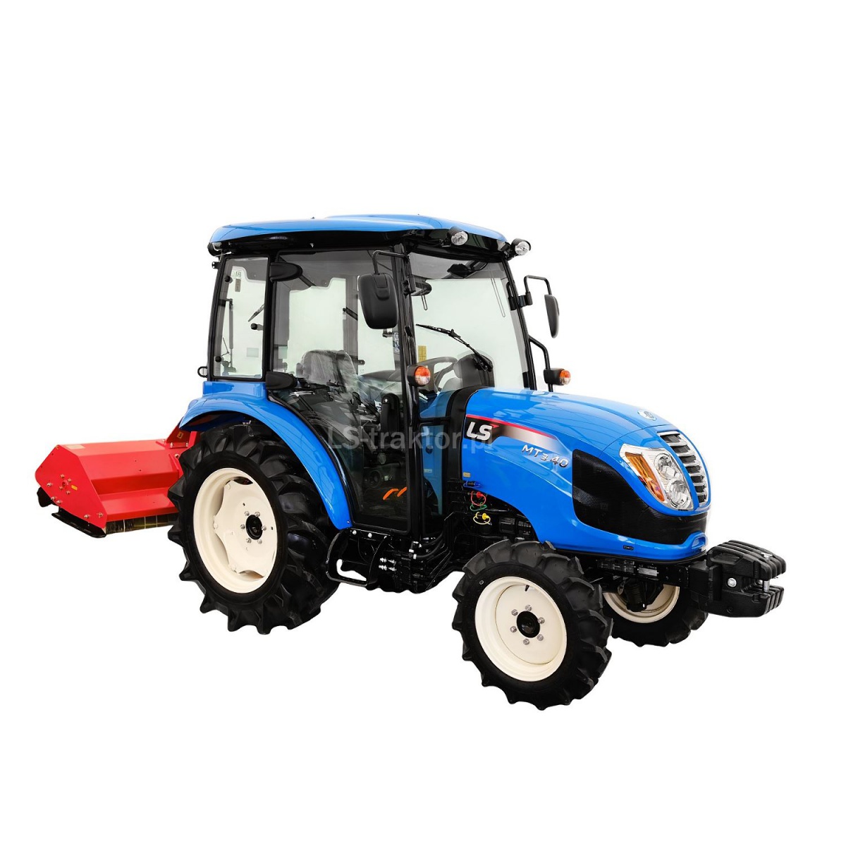 ls mt340 - LS Tractor MT3.40 MEC 4x4 - 40 HP / CAB + EFGC 145D flail mower