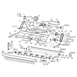 Safety guard rod / Ø10 x 890 mm / EF85 4FARMER / EF95.110
