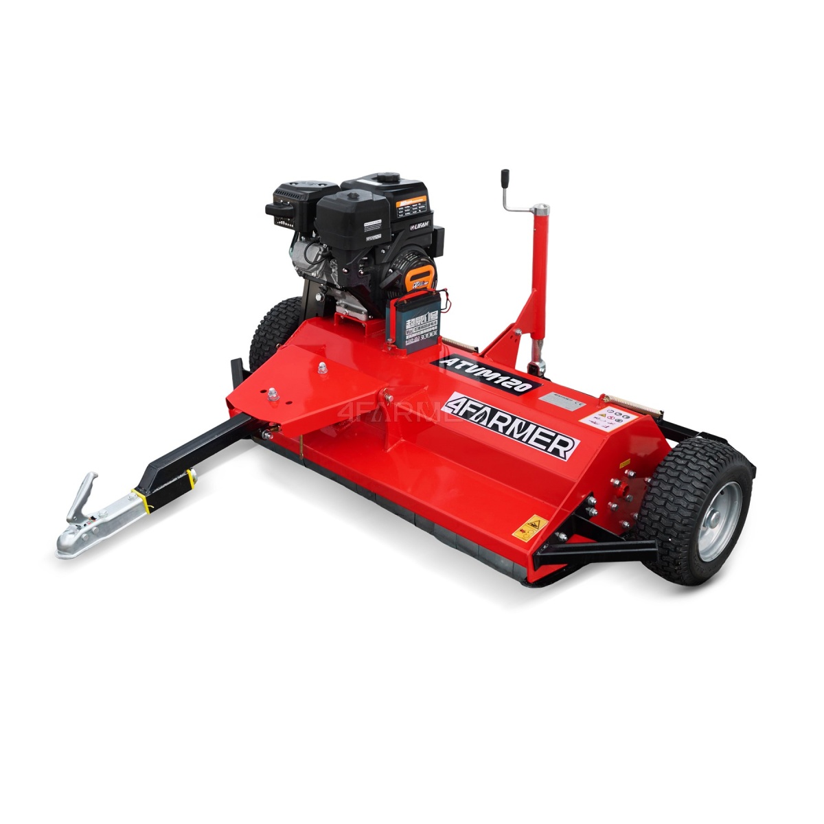 petrol mowers to atv - ATVE 120 petrol flail mower for Lifan QUAD