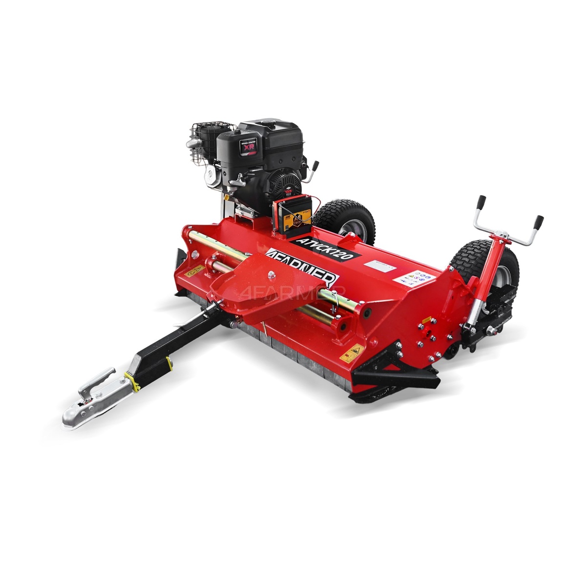 petrol mowers to atv - Petrol flail mower ATVE 120 for QUAD / Loncin G120F
