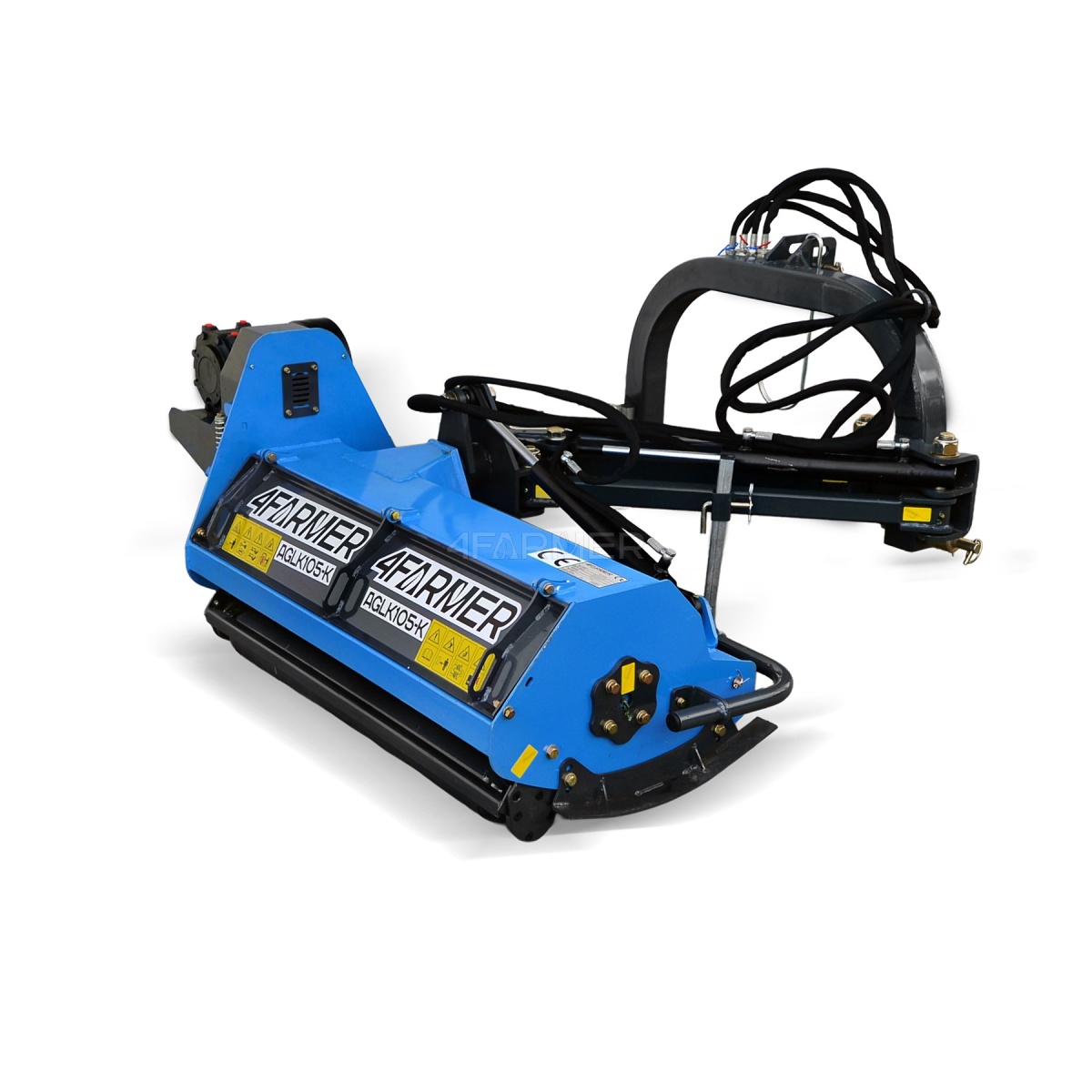 agfaghagl posterior lateral - Light flail mower on boom AGLK-K 125 4FARMER - blue