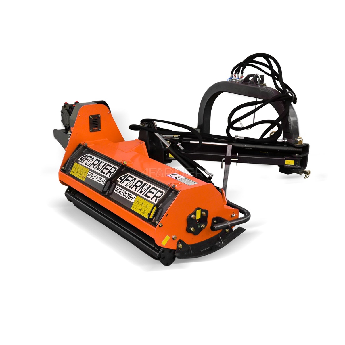 agfaghagl tylno boczne - Kosiarka bijakowa na wysięgniku lekka AGLK-K 105 4FARMER - pomarańczowa
