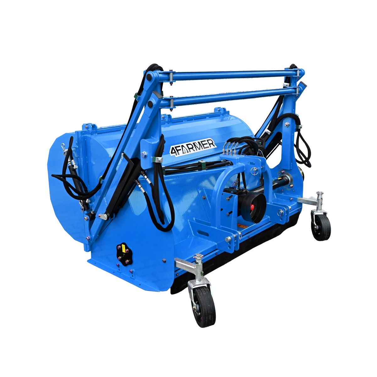 fcn with basket  - FCNL 120 flail mower with 4FARMER grass catcher (high discharge)