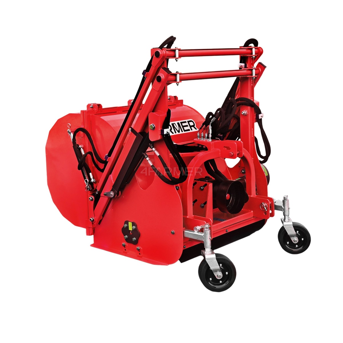 fcn with basket  - FCNL 90 flail mower with 4FARMER grass catcher (high discharge)