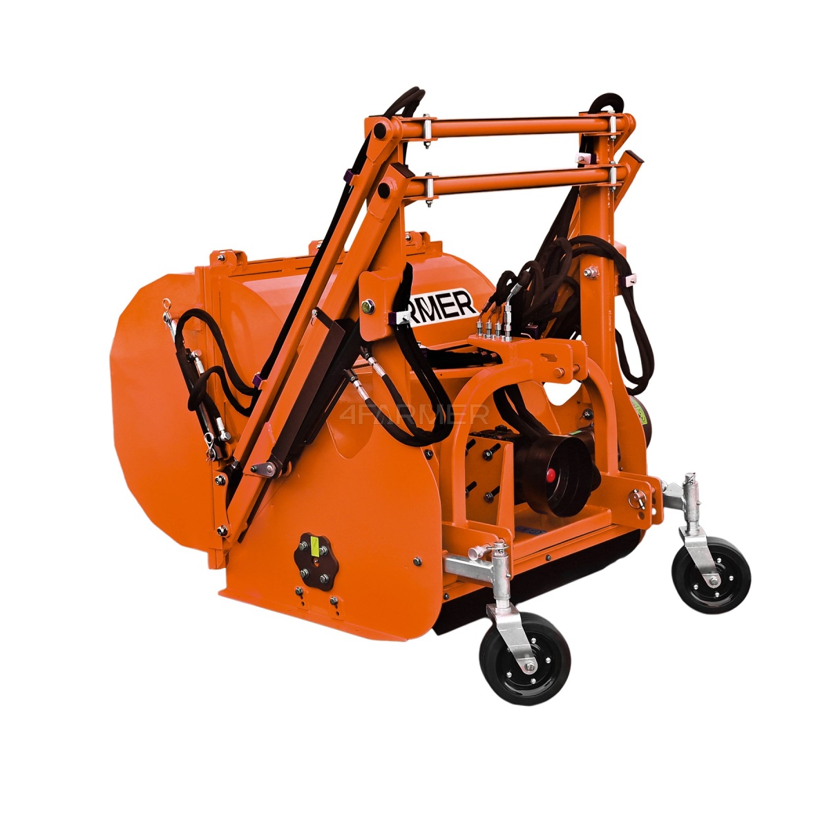 fcn with basket  - FCNL 90 flail mower with 4FARMER grass catcher (high discharge)