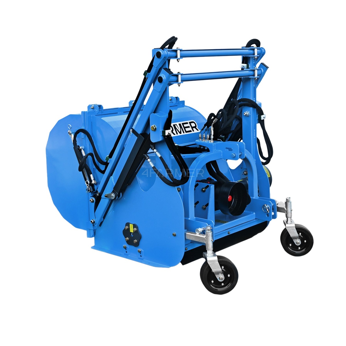 fcn with basket  - FCNL 90 flail mower with 4FARMER grass catcher (high discharge)