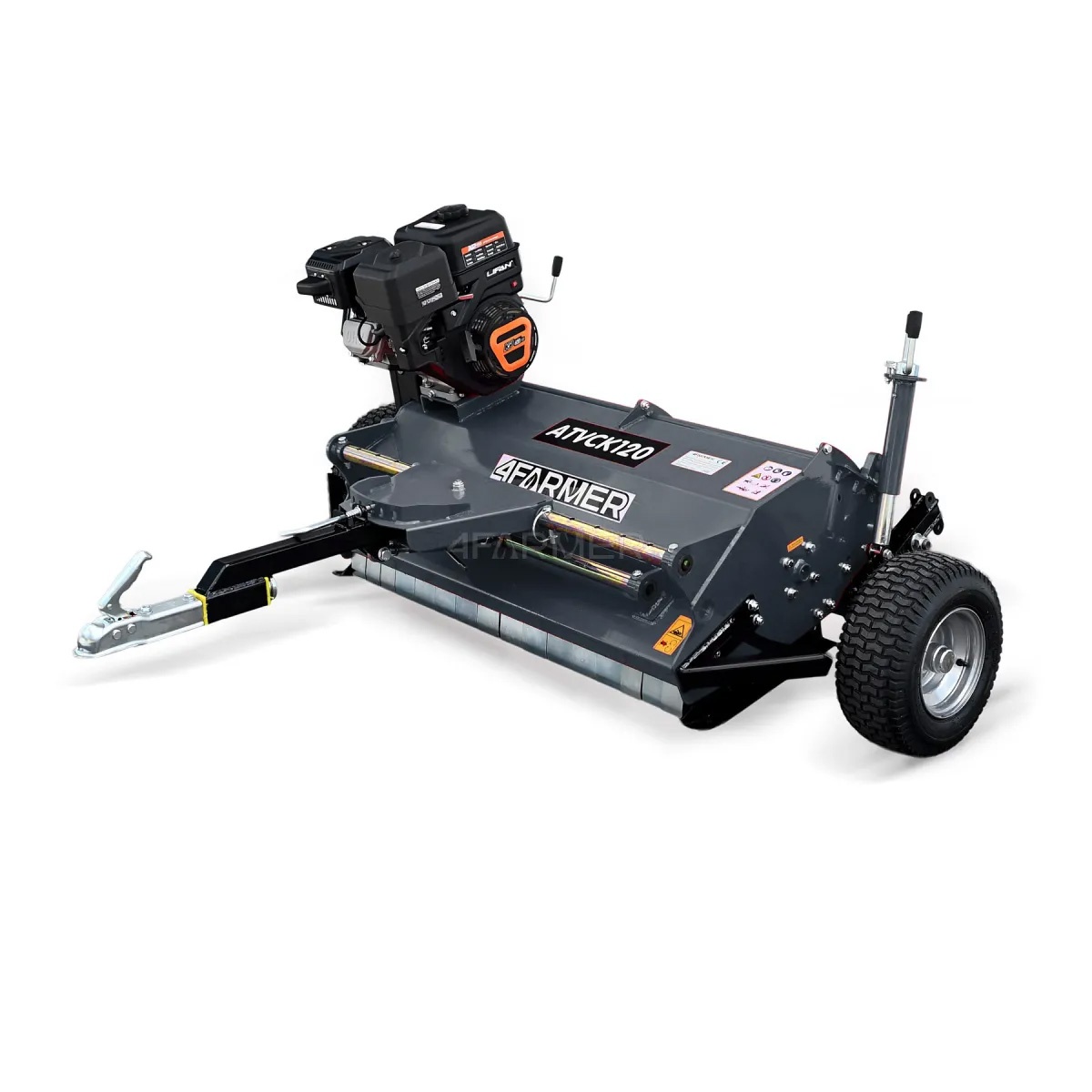 petrol mowers to atv - ATV CK/E 120 flail mower, Lifan 4FARMER engine