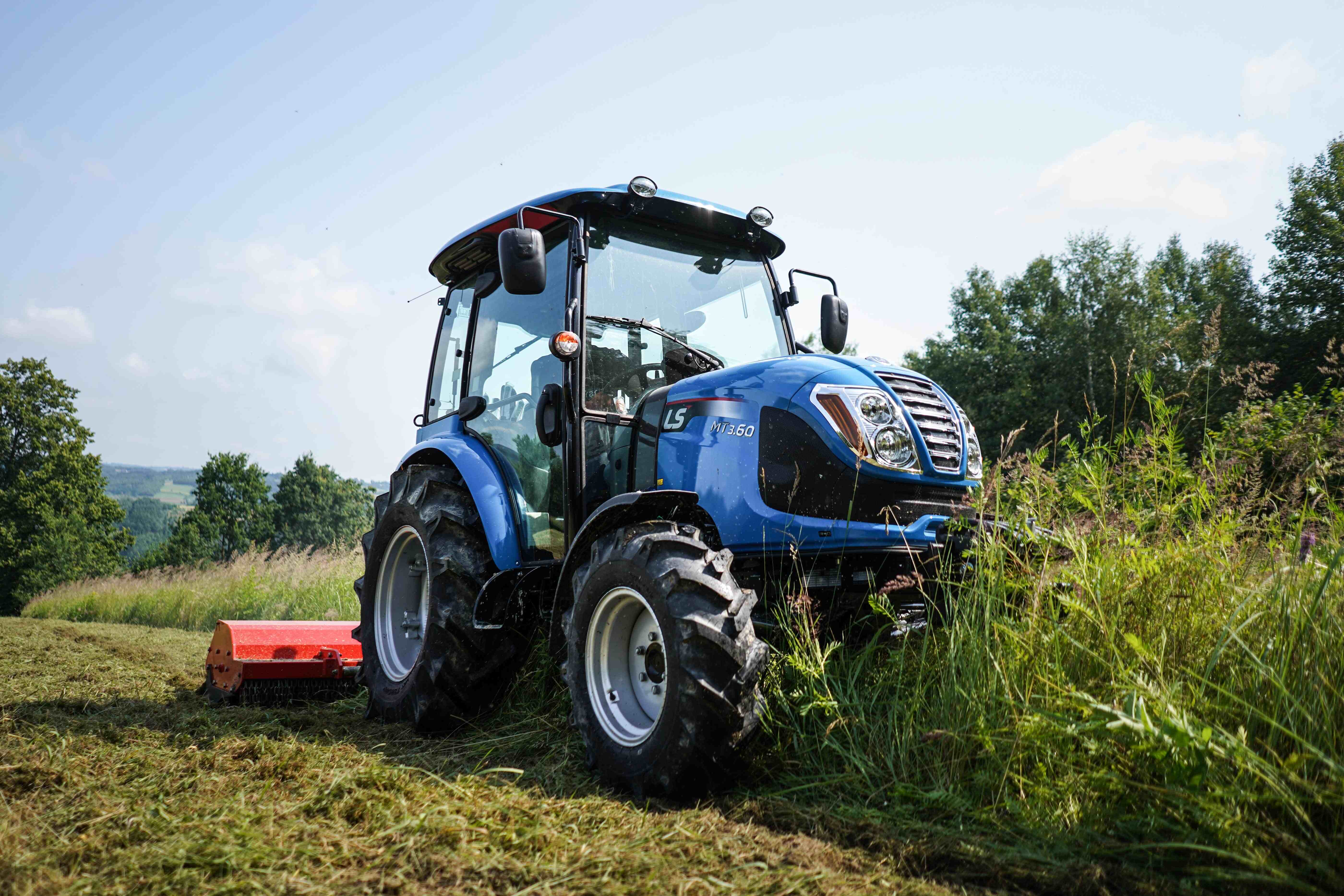 What are the ecological benefits of using a flail mower?