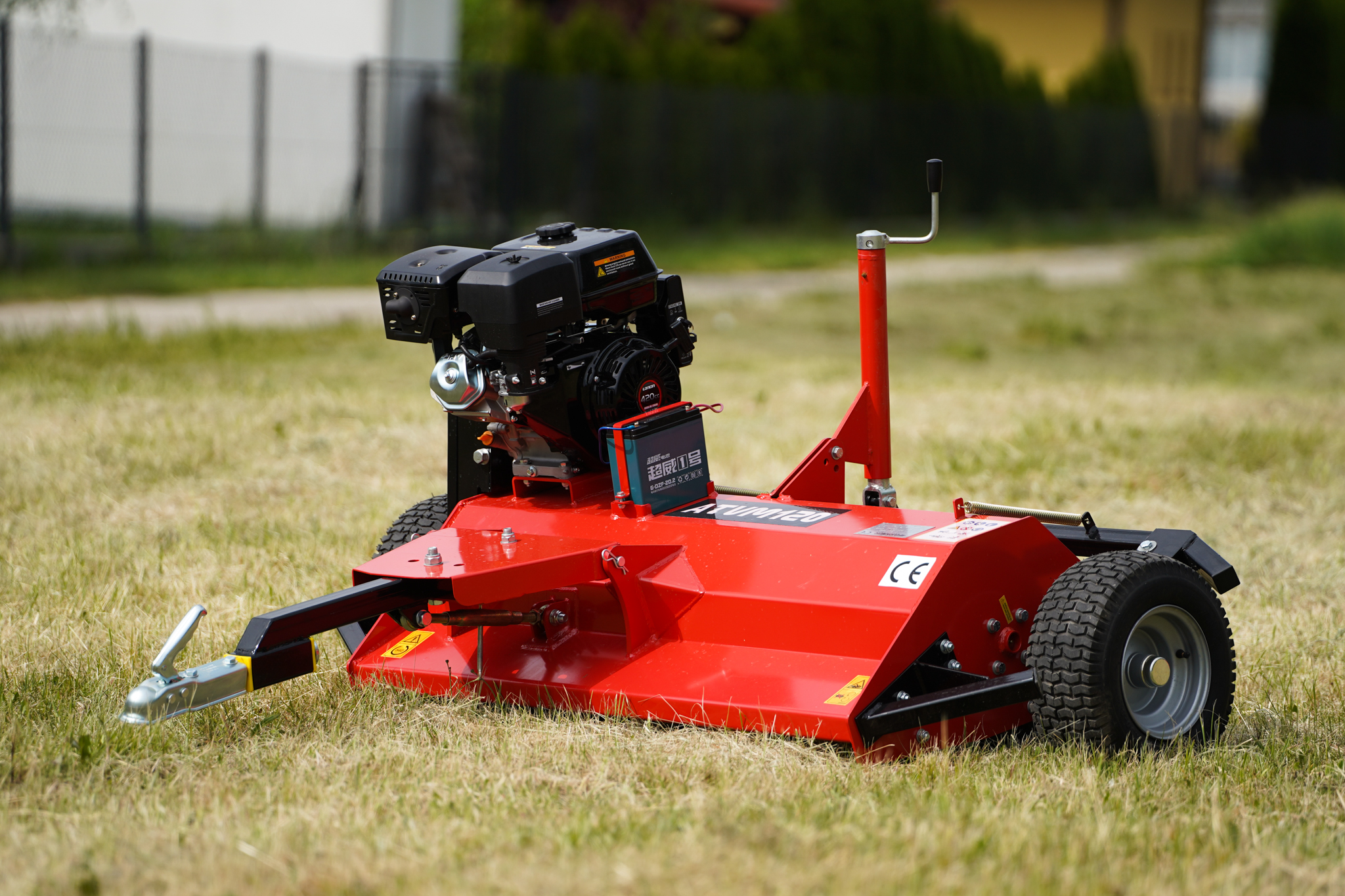 How do you fit a flail mower to your farm?